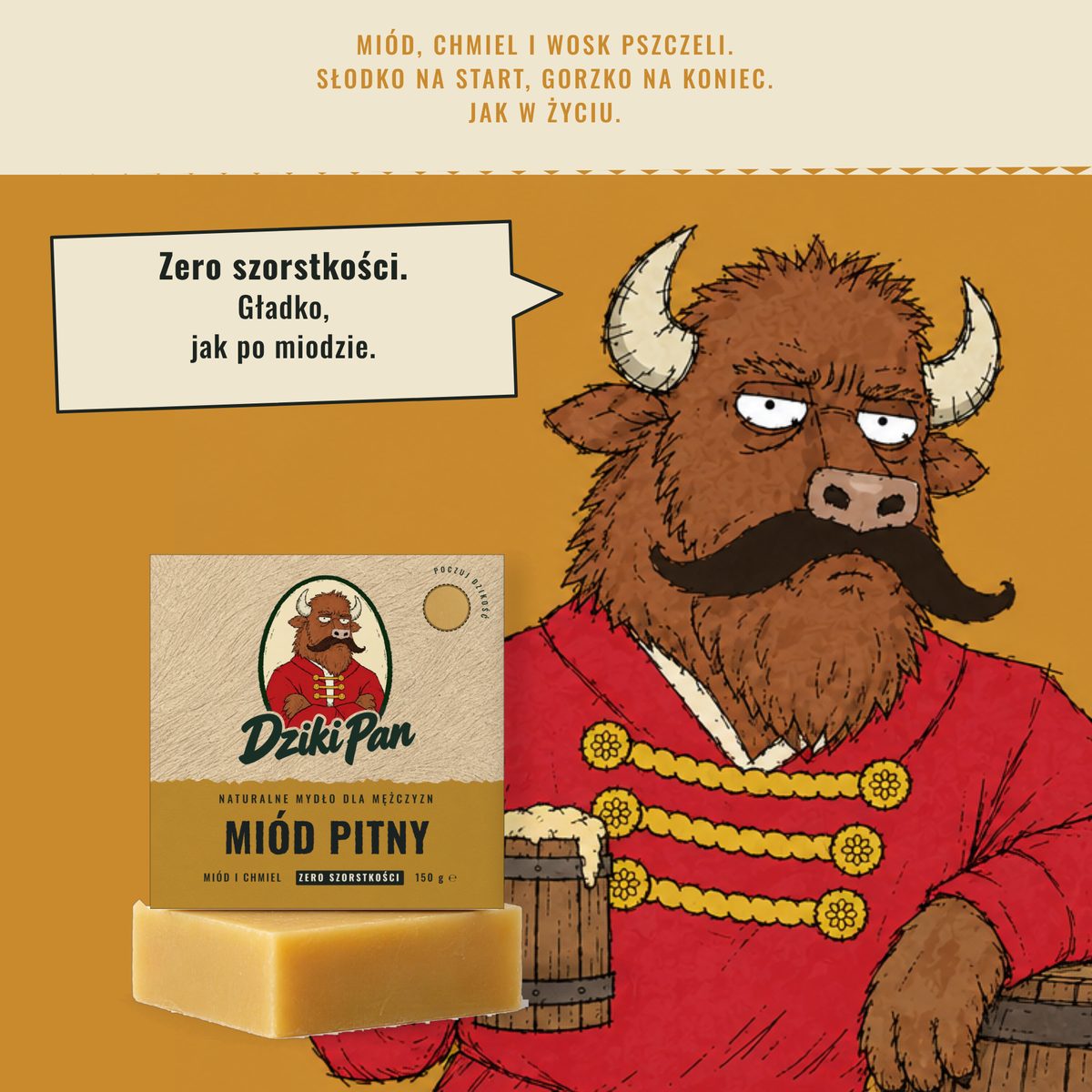 Zero szorstkości — gładko, jak po miodzie