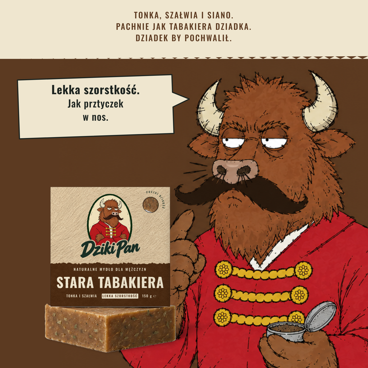 Lekka szorstkość — jak prztyczek w nos